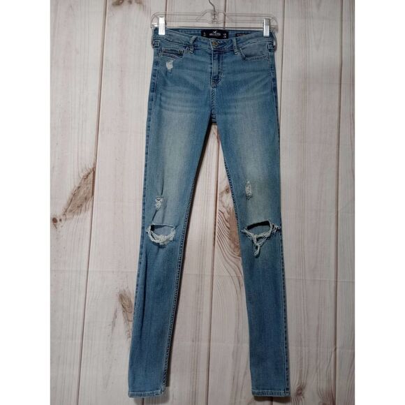 Hollister‎ Jeans Juniors 1 Long - Picture 1 of 8